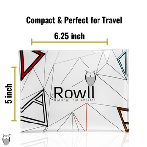 Rowll Signature Small Glass Rolling Tray & Get Rowll all in 1 Rolling Kit - Rowll - Rolling but smarter