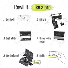 Load image into Gallery viewer, ROWLL all in 1 Rolling Kit Unbleached (5 PCS PACK) - Rowll - Rolling but smarter