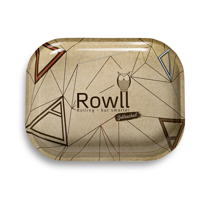 Rowll Unbleached Small Metal Rolling Tray - Rowll - Rolling but smarter