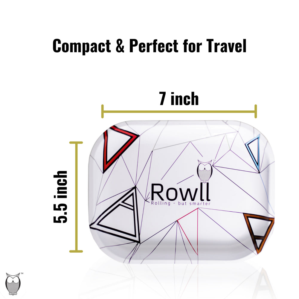 Rowll Signature Small Metal Rolling Tray & Get Rowll all in 1 Rolling ...