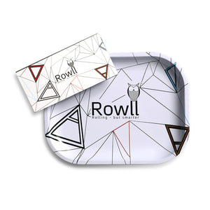 Rowll Signature Small Metal Rolling Tray & Get Rowll all in 1 Rolling Kit - Rowll - Rolling but smarter