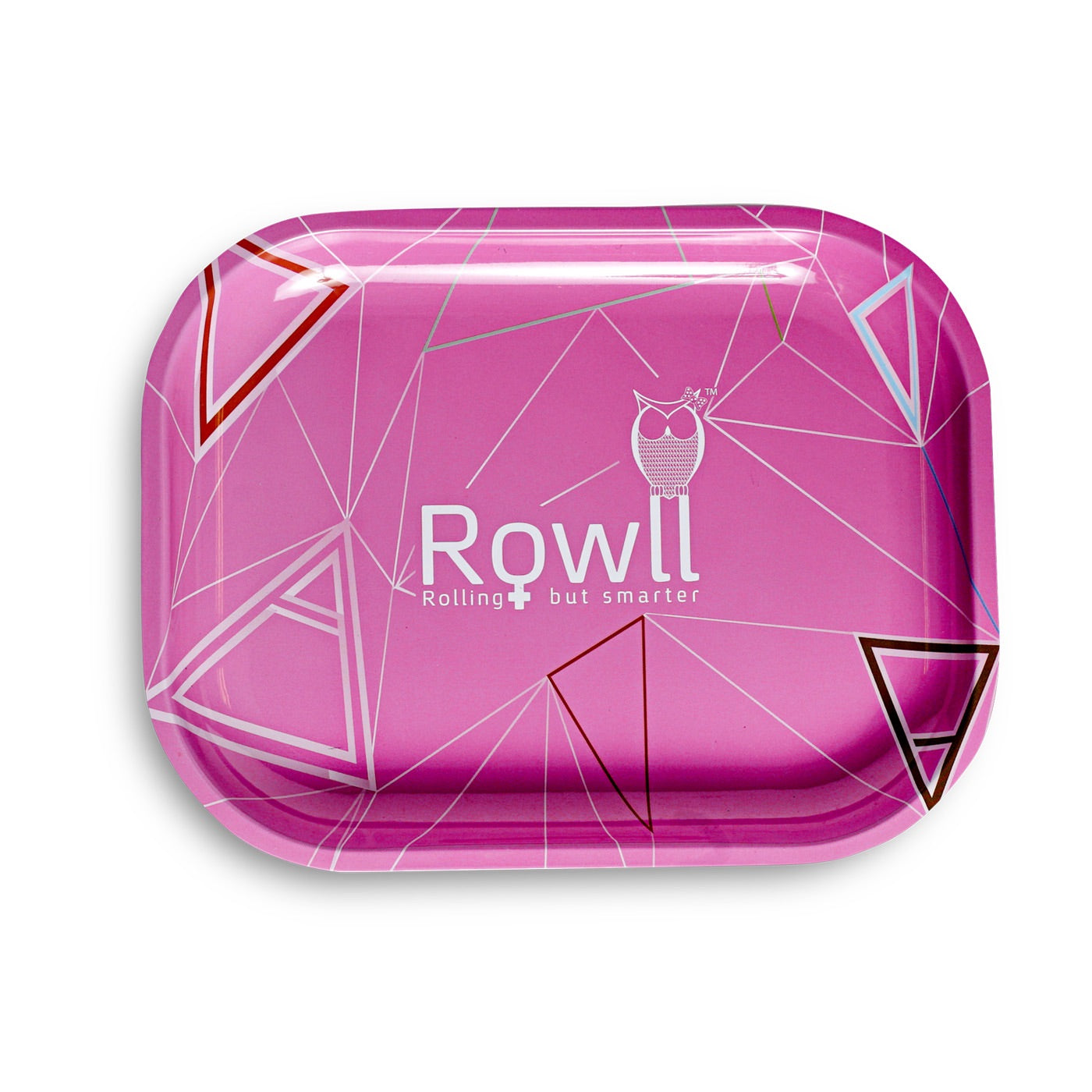 Cute Pink Tray Small Mini Rolling Trays - Premium Metal Rolling Tray with  PVC Soft Magnetic Lid, Perfect Storage for Home or On-The-Go, 7'' X 5.5