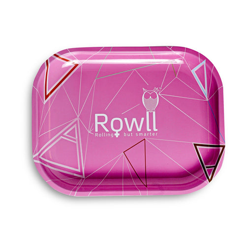 Rowll Pink Small Metal Rolling Tray - Rowll - Rolling but smarter
